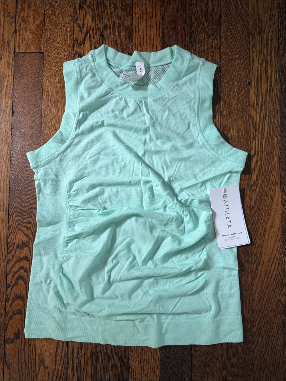 Athleta Foresthill Ascent Tank, NWT, Medium, Seafoam Green